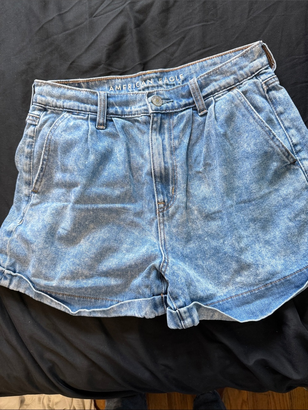American Eagle Outfitters Light Blue Denim Jean Shorts